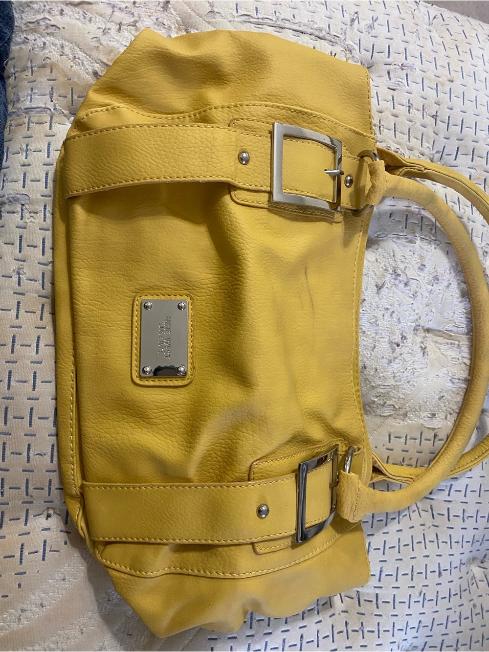 Nine West Yellow Women's Tote Bag
